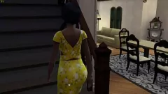 play Ebony stiefmoeder leert stiefzoon hoe hij een volwassen poesje moet plezieren